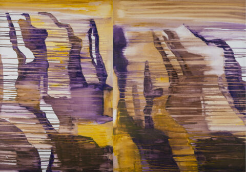 Ancient Layers - diptych